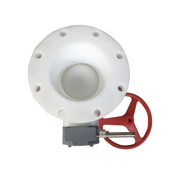 PP蜗轮球阀制造