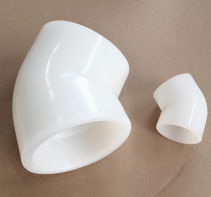 PVDF45度热熔弯头定制